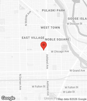 Map of Carbon Live Fire Mexican Grill - 810 N Marshfield Ave, Chicago, IL, 60622, US